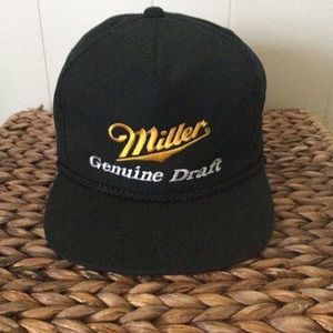 Nwot 8s Vtg Miller Genuine Draft Hat 
